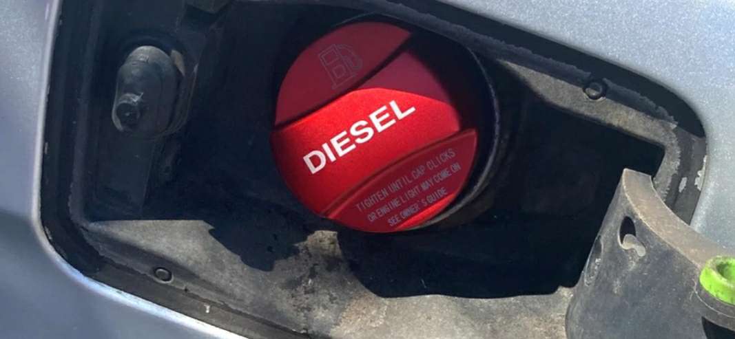 Aluminum Diesel and Gasoline Caps